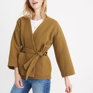 Madewell Texture and Thread Wrap Sweater
